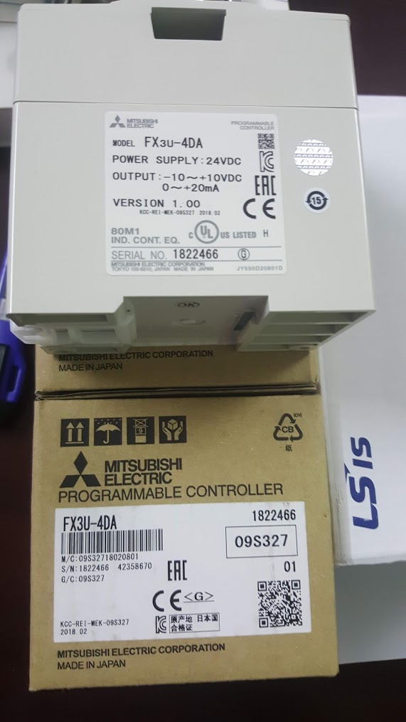 FX3U-4DA Module mở rộng ngõ ra Analog PLC Mitsubishi FX3U-4DA Module mở rộng ngõ ra Analog PLC Mitsubishi