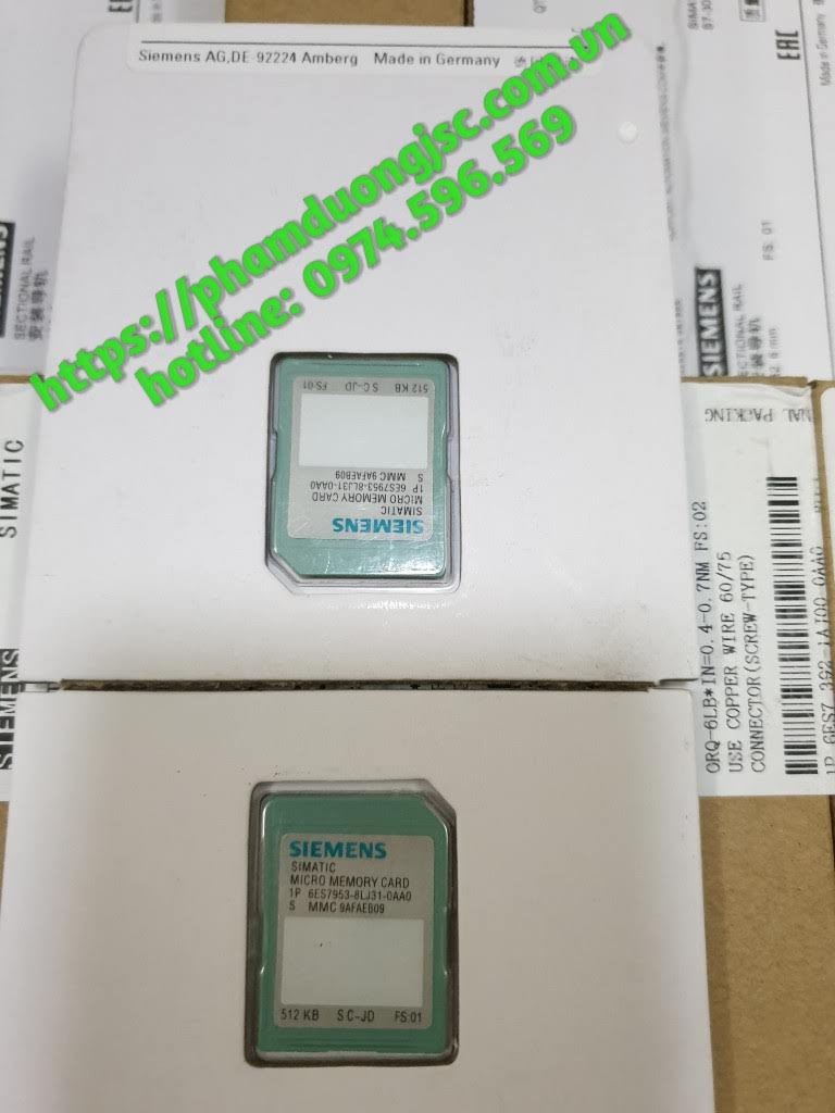 Tháº» nhá» 6ES7953-8LJ31-0AA0 dung lÆ°á»£ng 512Kb