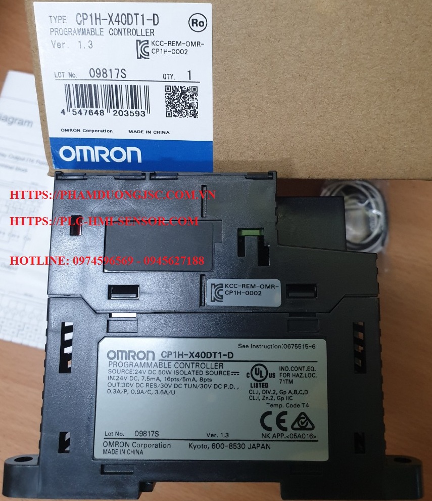 BỘ ĐIỀU KHIỂN CP1H-X40DT1-D BỘ ĐIỀU KHIỂN CP1H-X40DT1-D